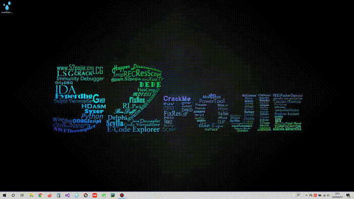 numRain(数码雨锁屏软件)v1.0