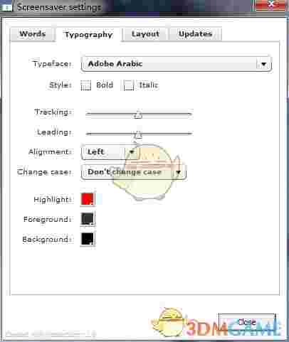 《Word Clock》文字云时钟屏幕保护程序