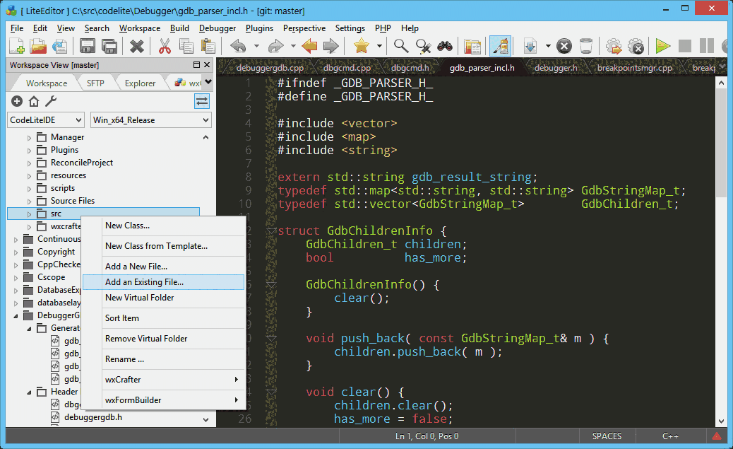 CodeLite 17.0.0-64位
