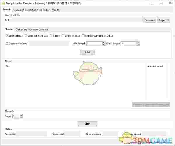 Manyprog Zip Password Recovery最新版