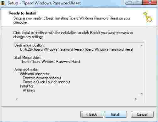 Tipard Windows Password Reset