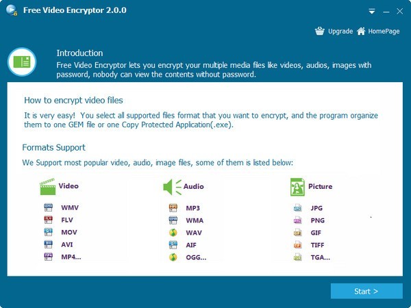 Free Video Encryptor2.0