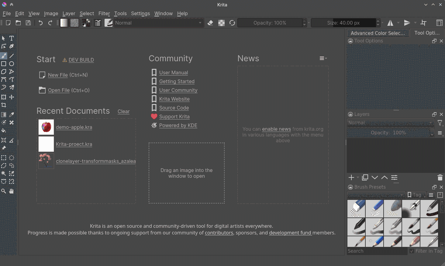 Krita画图免安装版