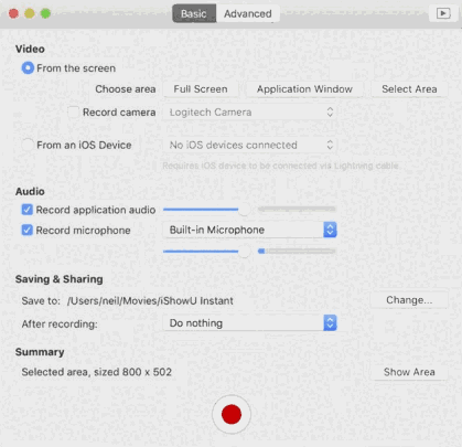iShowU Instant Mac版