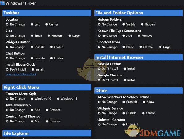 Windows 11 Fixer(windows11系统优化工具)V1.1.1