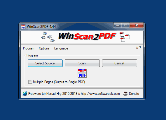 WinScan2PDF 8.68