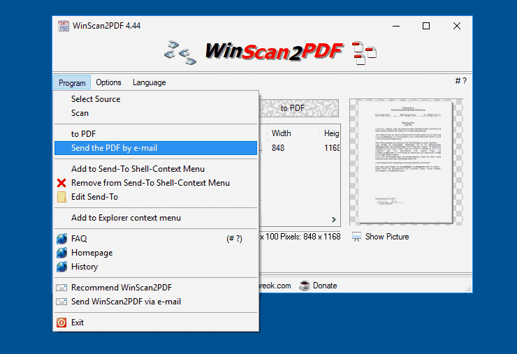 WinScan2PDF 8.68