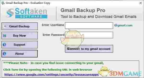 Softaken Gmail Backup Pro(邮箱备份工具)v1.0