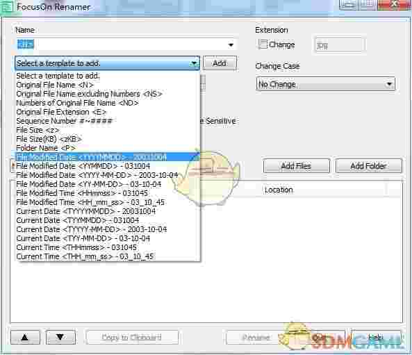 《FocusOn Renamer》批量重命名软件