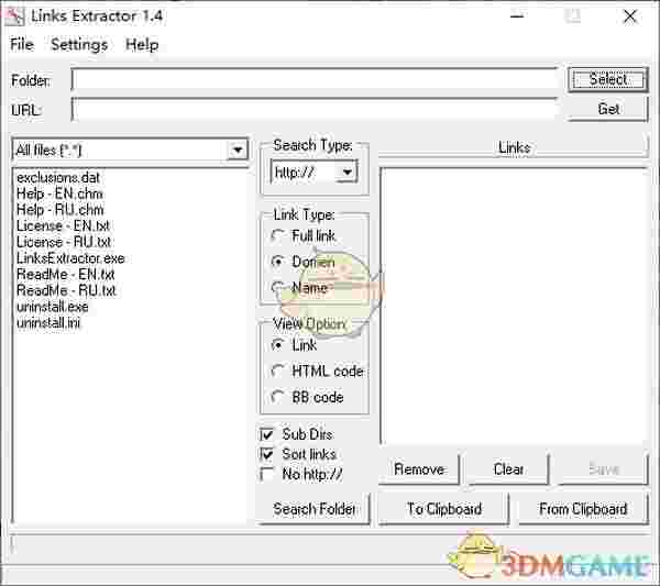 Links Extractor(文件超链接提取工具)v1.4 	