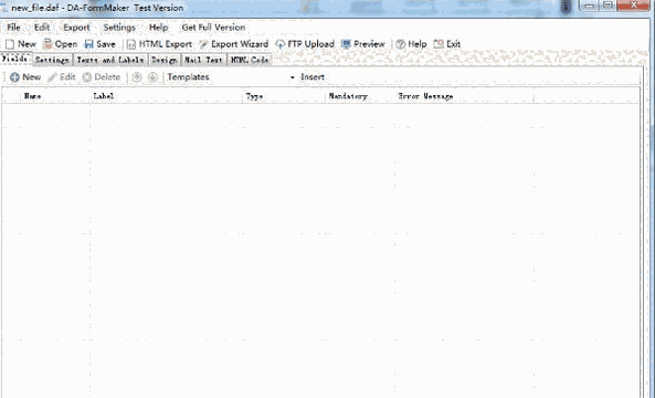 DA FormMaker(HTML表单制作工县)v4.13