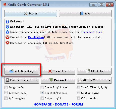 Kindle Comic ConverterV5.5.1