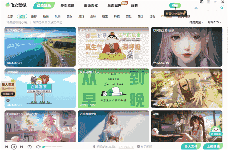 飞火动态壁纸旧版本