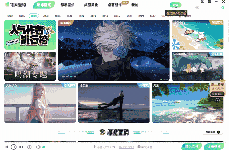 飞火动态壁纸旧版本