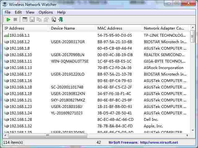 《Wireless Network Watcher》最新版