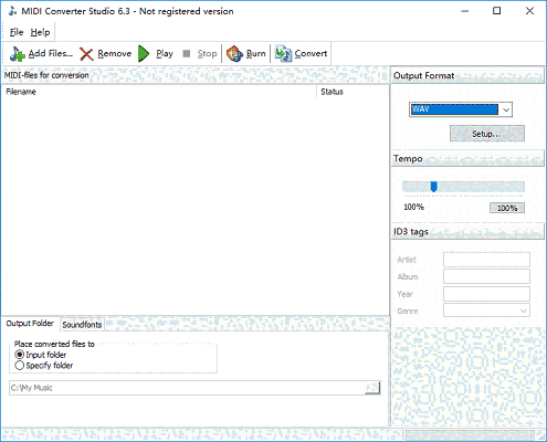 MIDI Converter Studio6.3