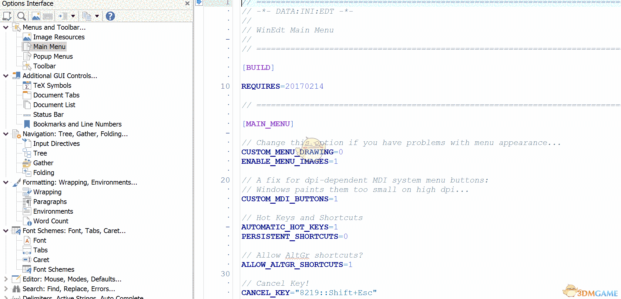 WinEdt v10.3.2018.507