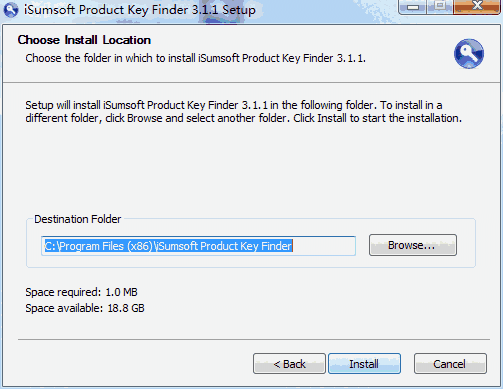 iSumsoft Product Key FinderV3.1.1