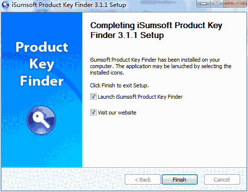 iSumsoft Product Key FinderV3.1.1