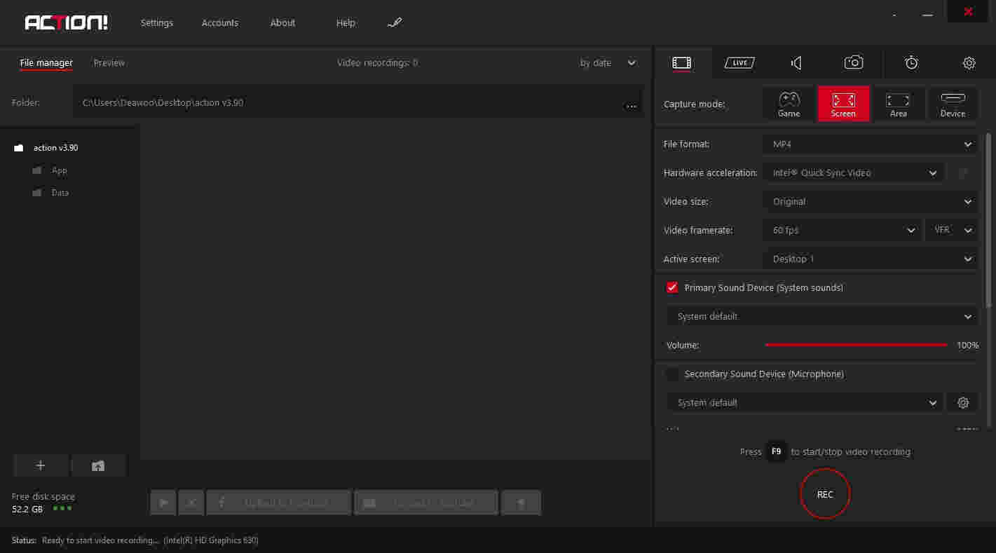 Action屏幕录像工具最新版