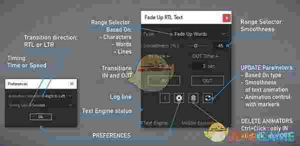 AE文字段落淡入淡出动画脚本v1.51