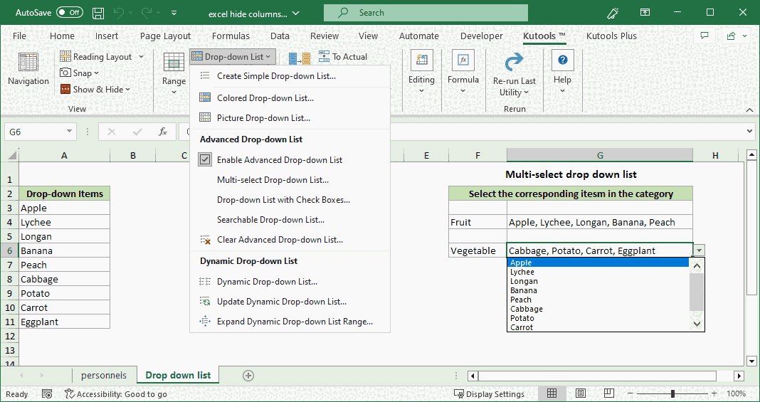 Kutools For Excel