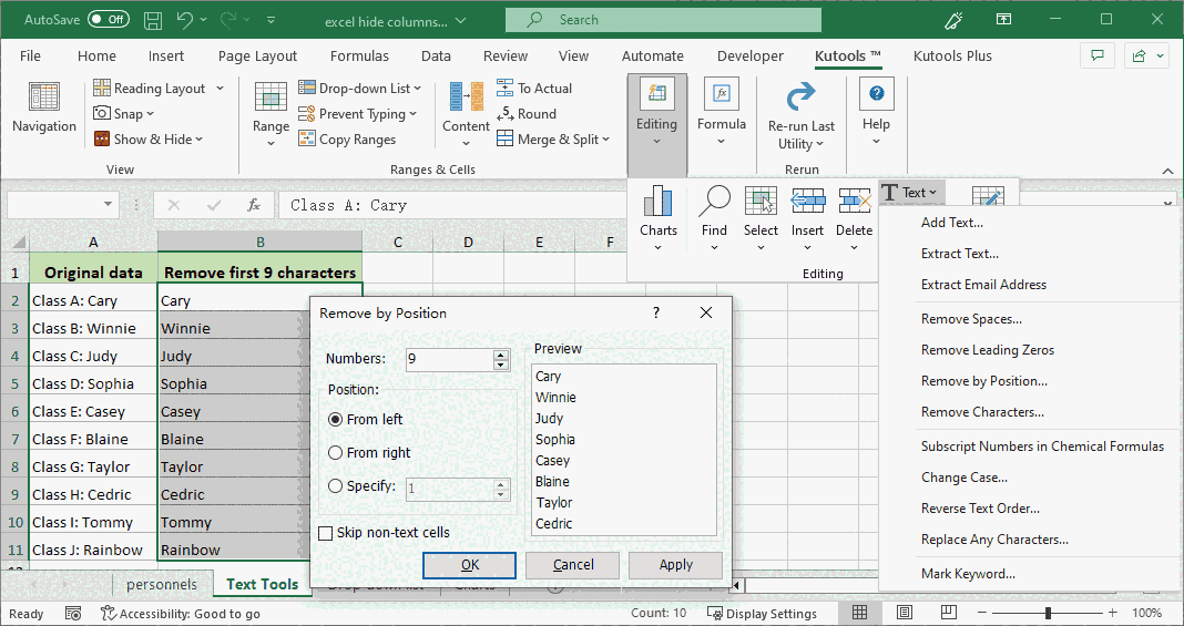 Kutools For Excel