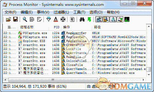 Process Monitor(进程监视工具)v3.88
