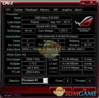 CPU-Z(CPU检测软件)v1.57.2
