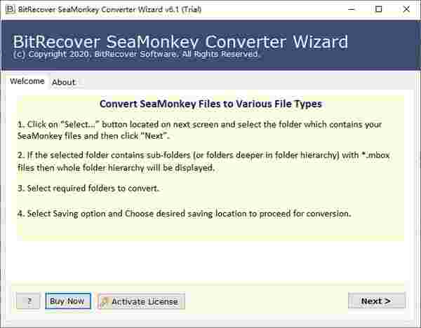 BitRecover SeaMonkey Converter Wizard(转换器向导)