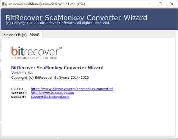 BitRecover SeaMonkey Converter Wizard(转换器向导)