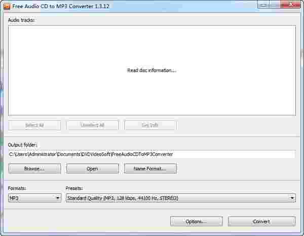 Free Audio CD to MP3 Converter1.3.12