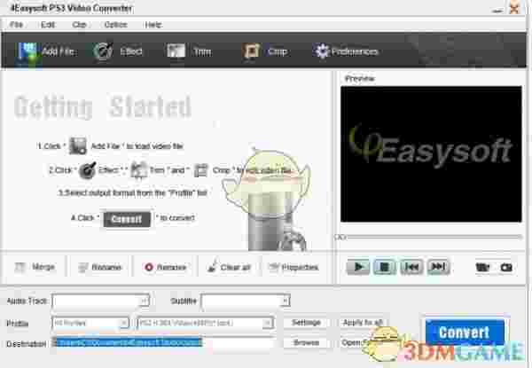 PS3视频格式转换器v1.0