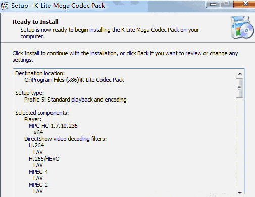 K-Lite Codec Pack中文版