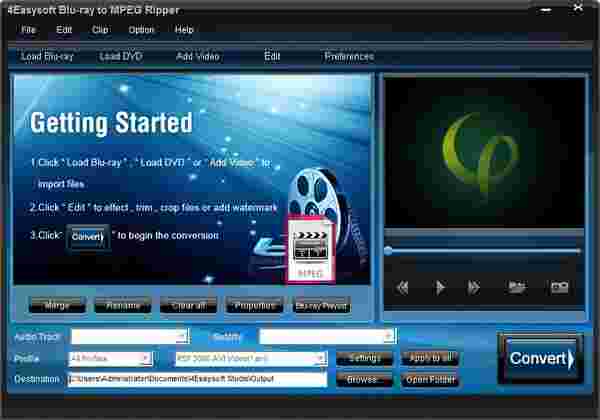 4Easysoft Blu ray to MPEG Ripper3.1