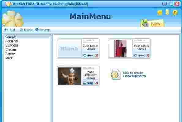 iPixSoft Flash Slideshow Creatorv1.0