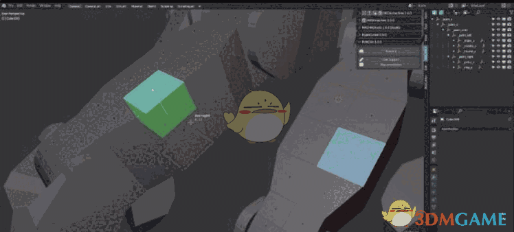 Blender PUNCHit(智能推拉挤出打孔工具插件)V1.0