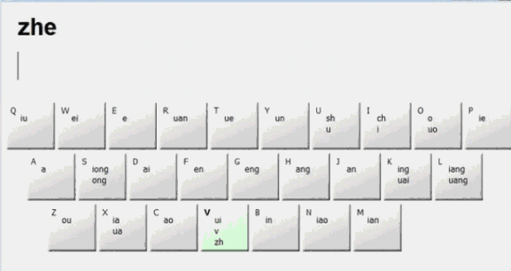 小鹤双拼键位练习