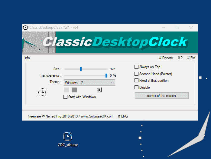 ClassicDesktopClock_x64位安装版