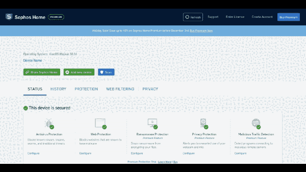 Sophos Home Mac版10.1.4