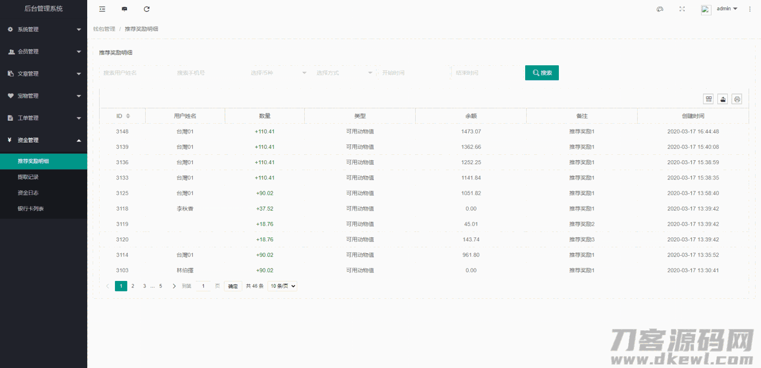 【区块宠物】森林绿UI养殖收益理财系统[签到+团队+实名]插图(4)