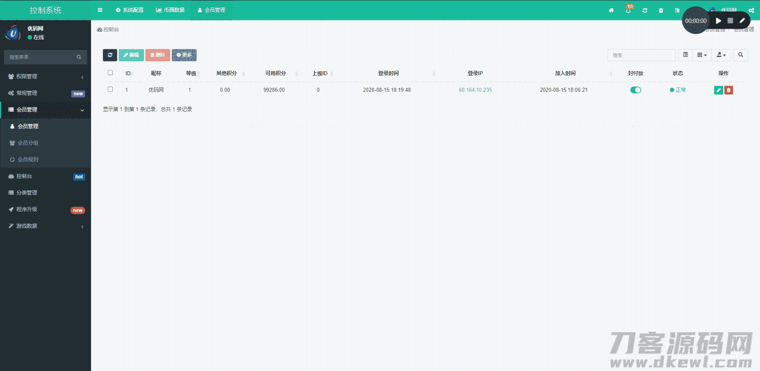 【USDT指数涨跌】蓝色UI二开币圈万盈财经币圈源码K线正常插图(9)