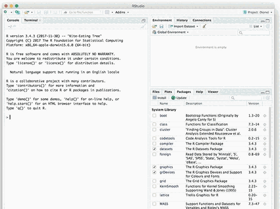 RStudio Mac版2021.09.1