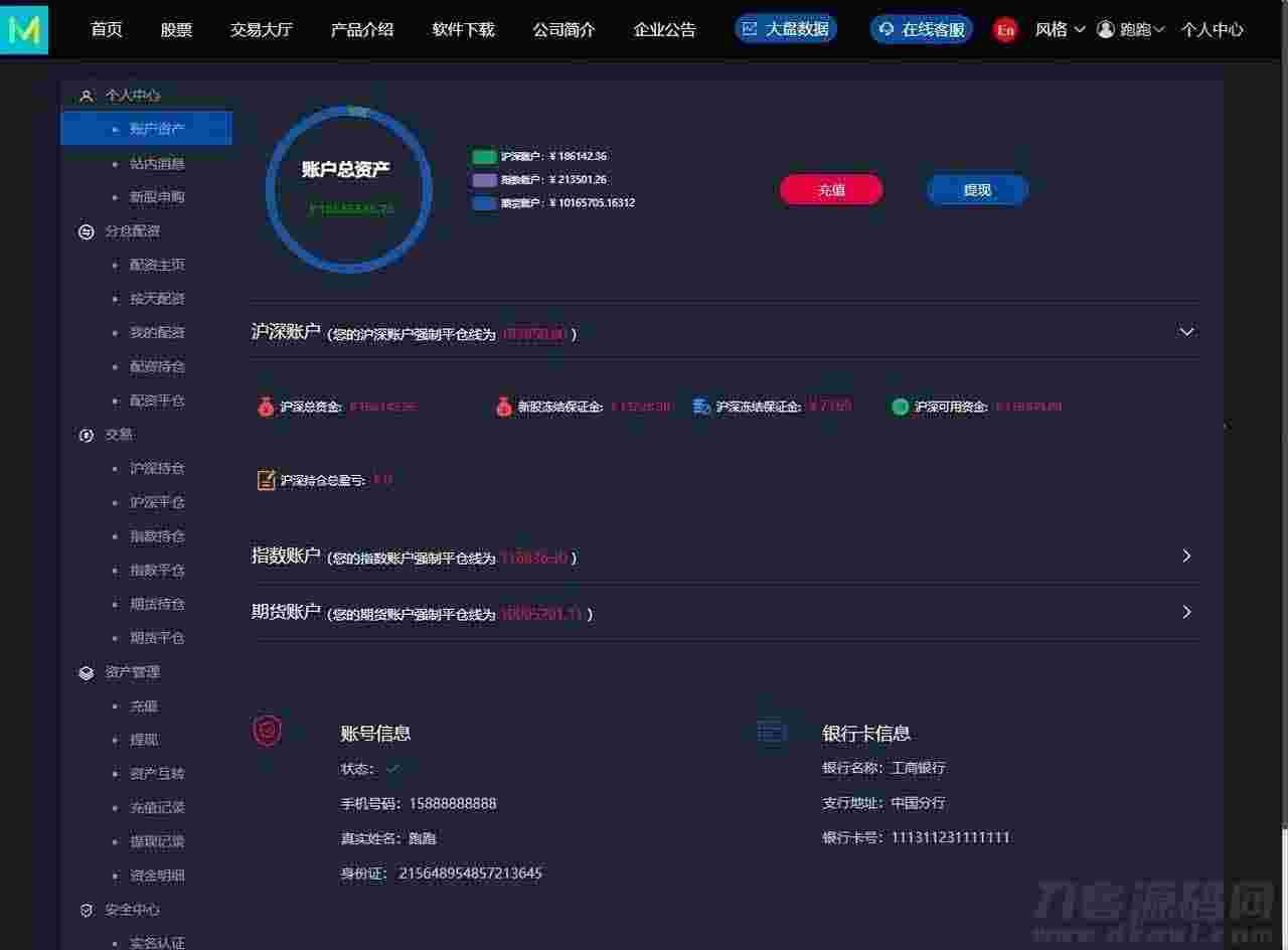 【3.0新股申购】新增新股申购功能+独立新股管理后台+实时分时线和K线/配资系统源码插图(2)