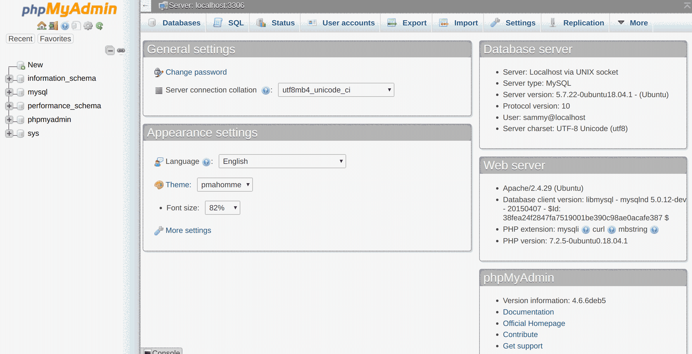 phpMyAdmin 5.2.1