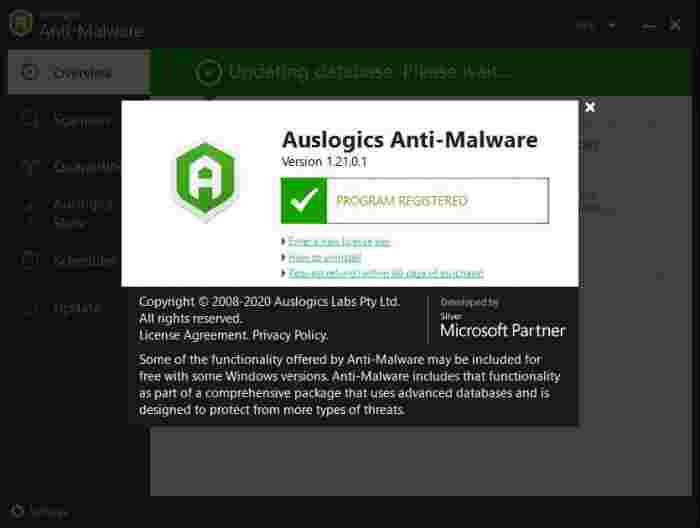 Auslogics Anti-Malwarev1.21