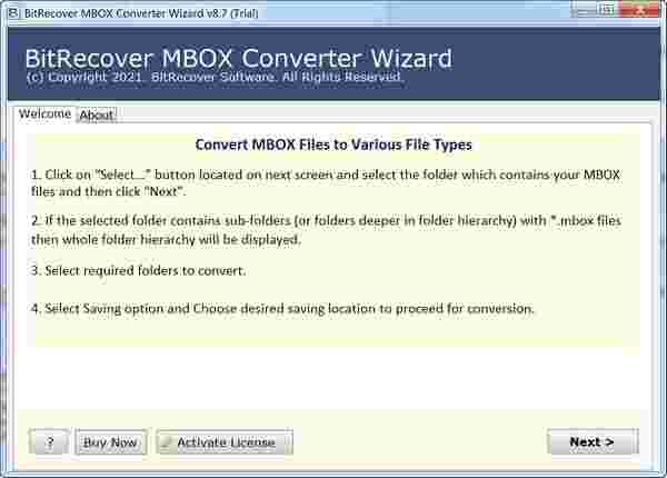 BitRecover MBOX Converter Wizard(MBOX邮件转换工具)