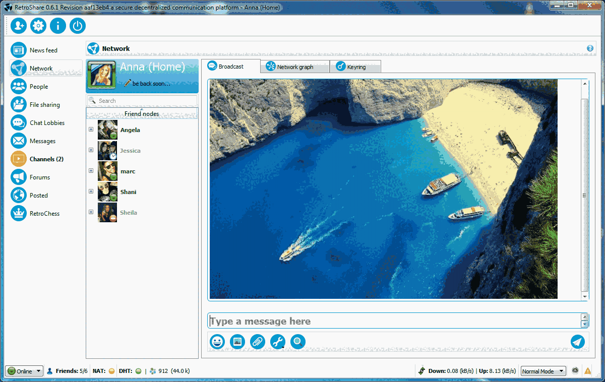 RetroShare 0.6.6-64位
