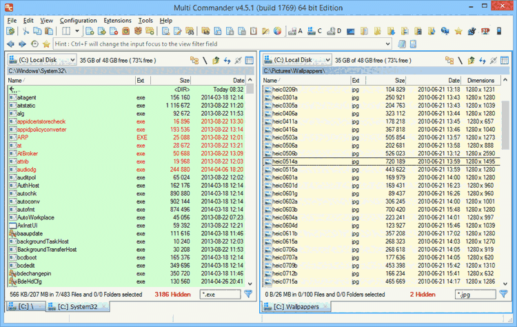 Multi Commander12.8.0.2929_x32位便携版