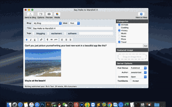 MarsEdit for mac4.5.6